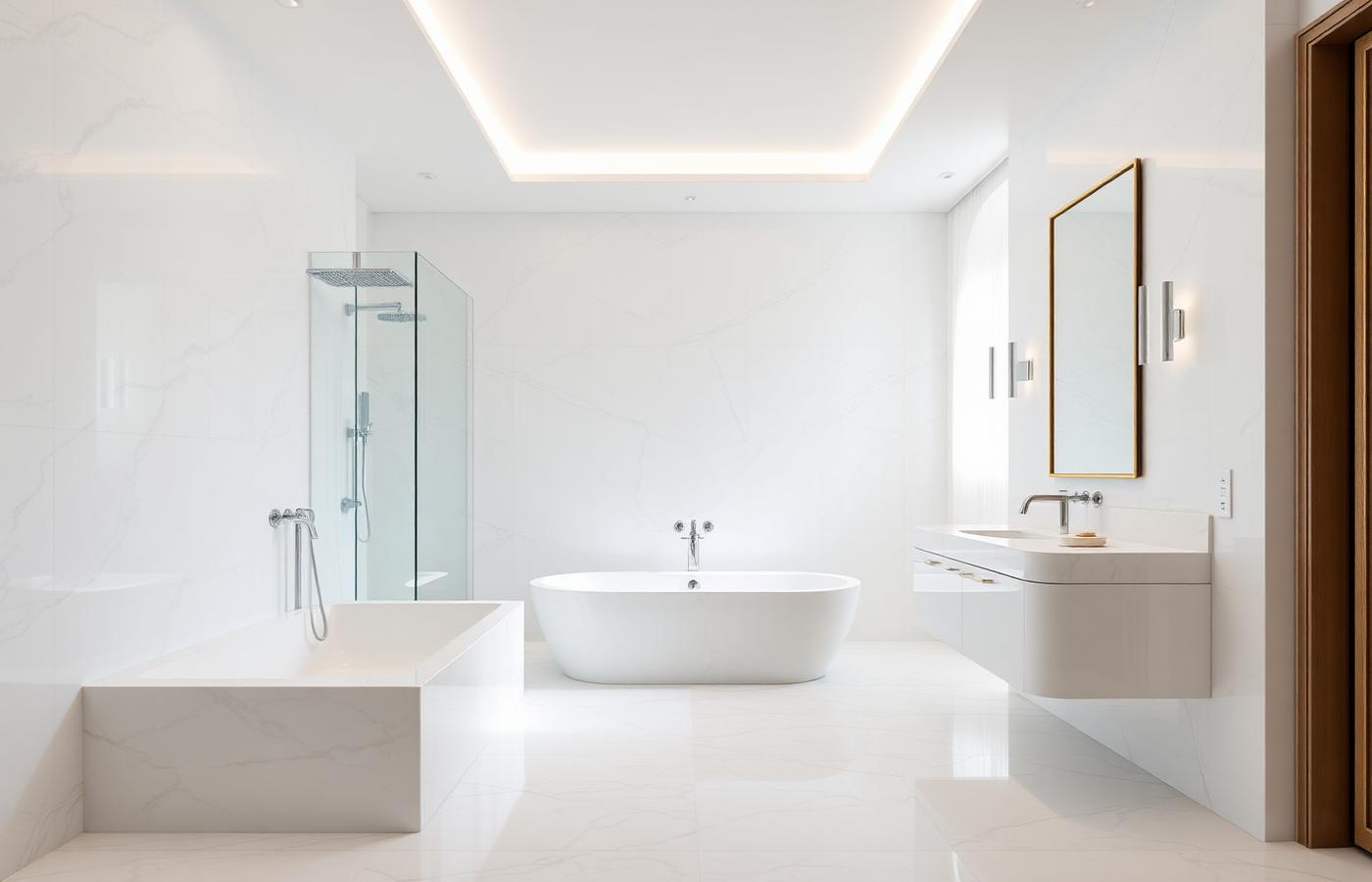 Bagno moderno premium dopo la ristrutturazione I.T.I. Impianti Termo Idraulici